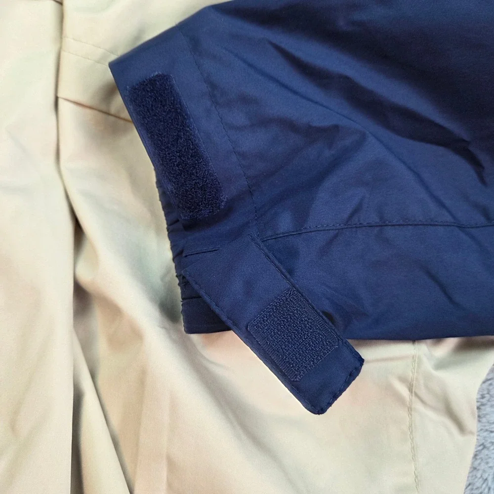 VTG Brooks Brothers 346 Bomber Jacket Harrington Mens XL Windbreaker Tan Blue